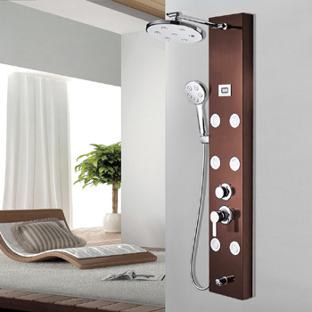 Brown Shower Panels
